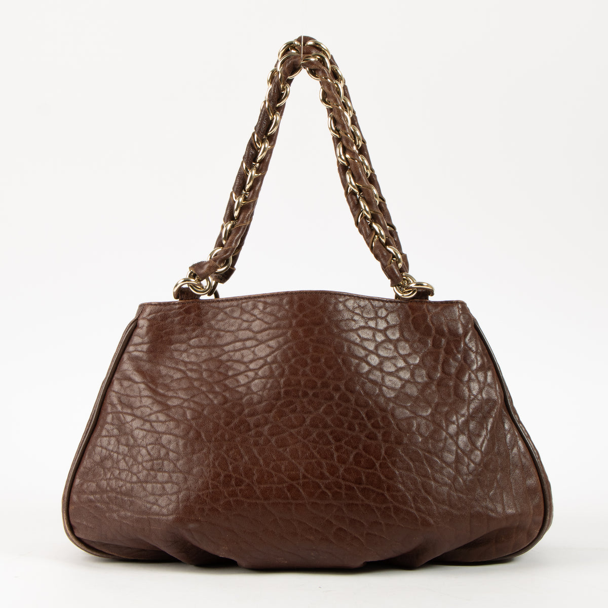 Fendi Brown Small Mia Shoulder Bag