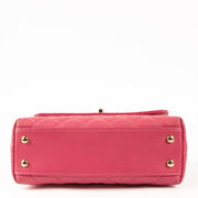 Shop this authentic Chanel Pink Caviar Small Coco Handle Bag pre-loved on Labellov.com