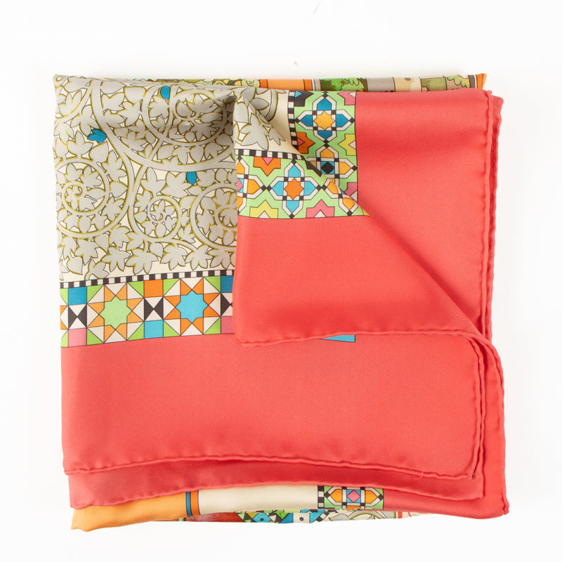 Shop this authentic Hermes Les jardins d'Andalousie 90 Scarf pre-loved by Labellov.com