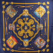 Shop this authentic Hermes Les Tambours 90 Scarf pre-loved on Labellov.com