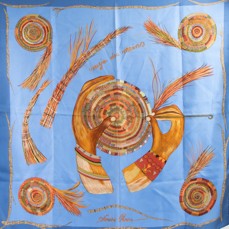Shop this authentic Hermes Magie des Mains 90 Scarf pre-loved on Labellov.com. 