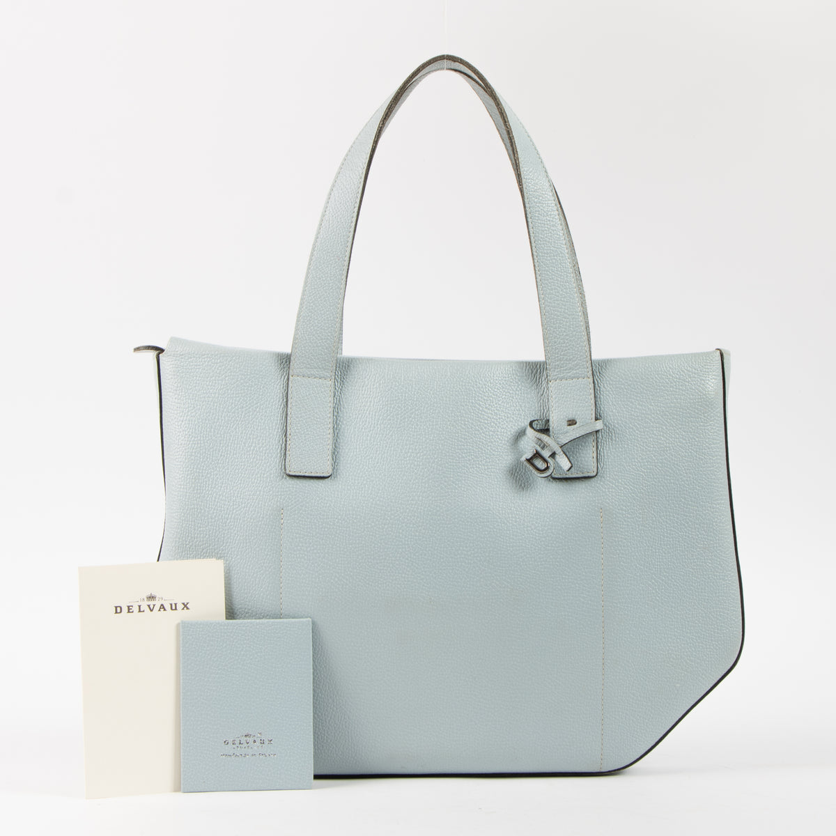 Shop this authentic Delvaux Azur Leipzig Bag Pre-Loved on Labellov.com 