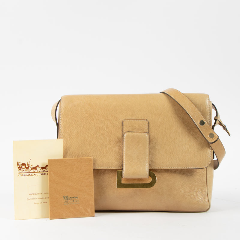 Shop the authentic Delvaux Beige Poirier Bag on Labellov.com.