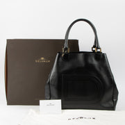 Shop this authentic Delvaux Black Allure Louise Satchel Bag pre-loved on Labellov.com