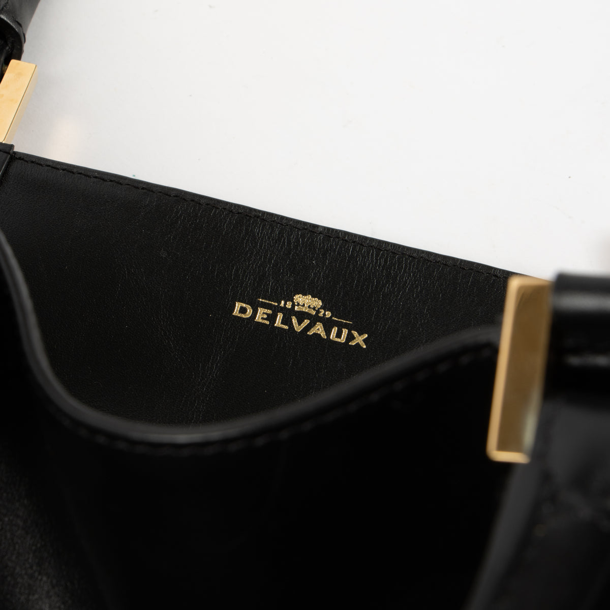 Shop this authentic Delvaux Black Allure Louise Satchel Bag pre-loved on Labellov.com