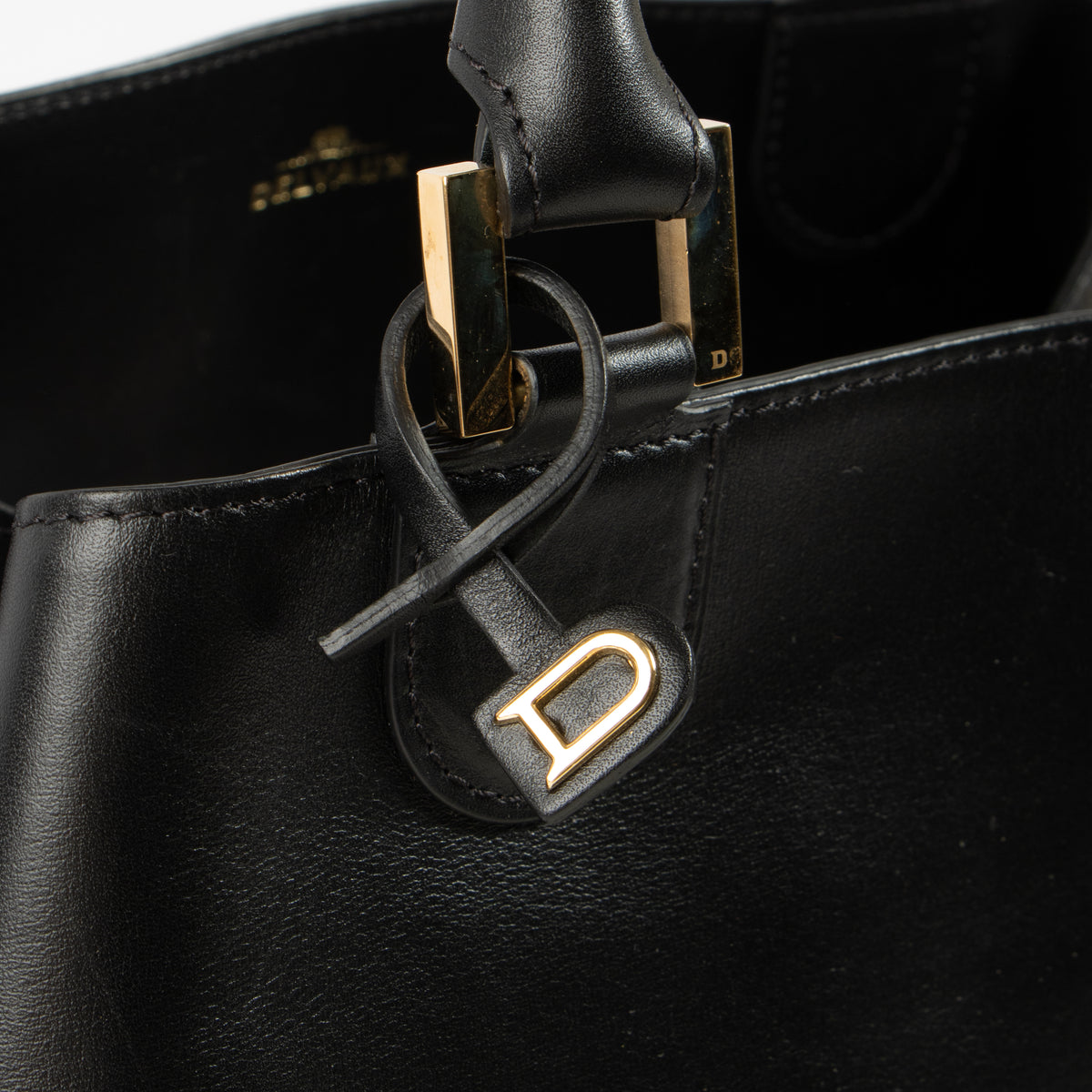 Shop this authentic Delvaux Black Allure Louise Satchel Bag pre-loved on Labellov.com