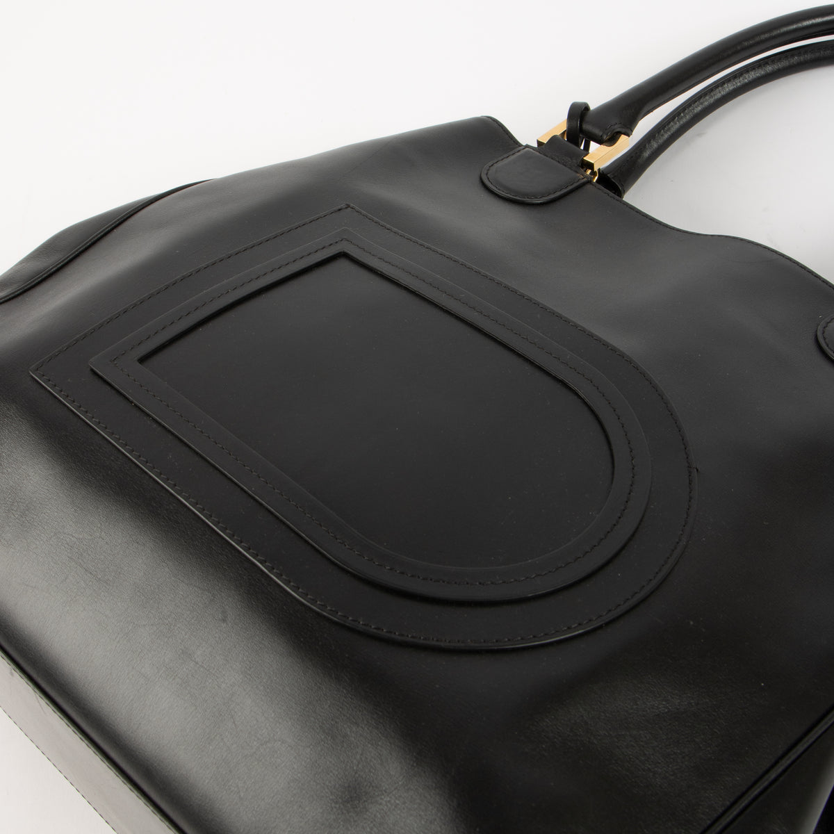 Shop this authentic Delvaux Black Allure Louise Satchel Bag pre-loved on Labellov.com
