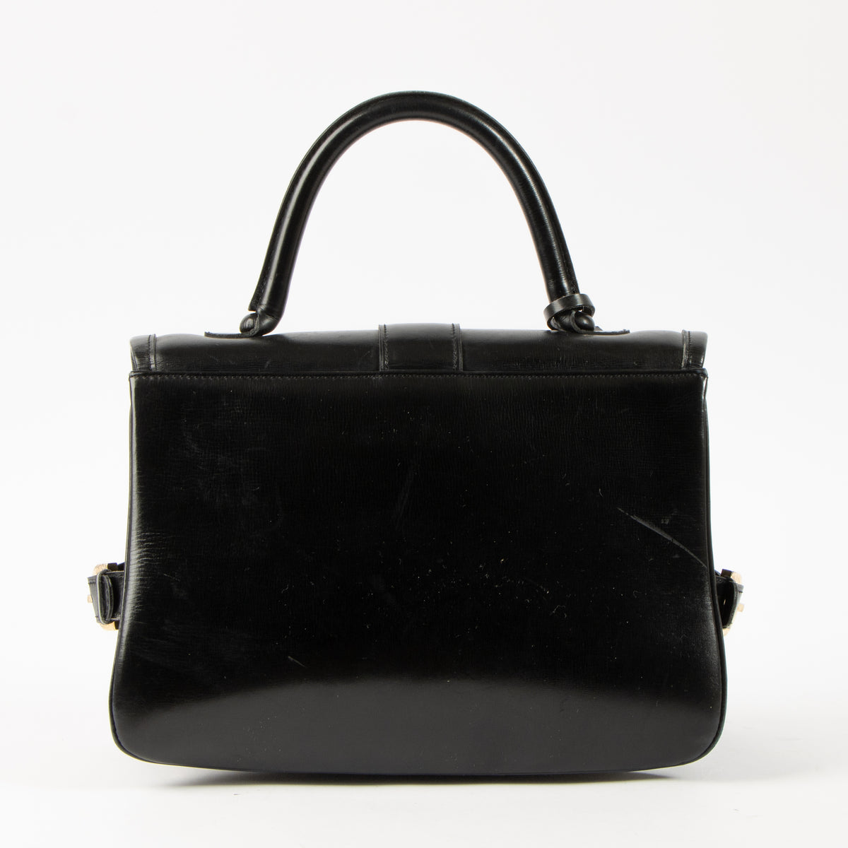 Shop this authentic Delvaux Black Box Calf Brillant Rouilly Bag Pre-loved on Labellov.com