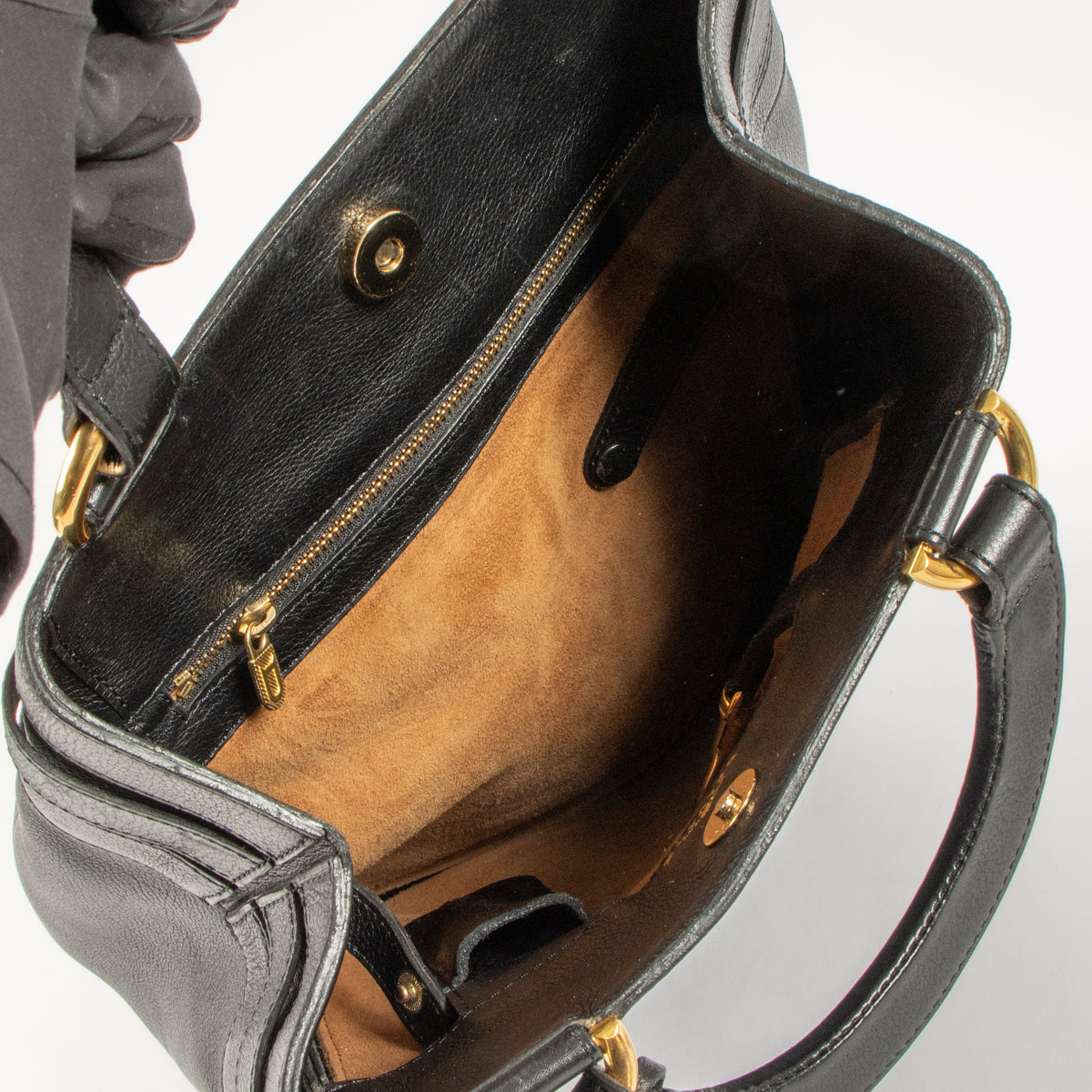 Shop this authentic Delvaux Black Canter Roseau Bag pre-loved on Labellov.com