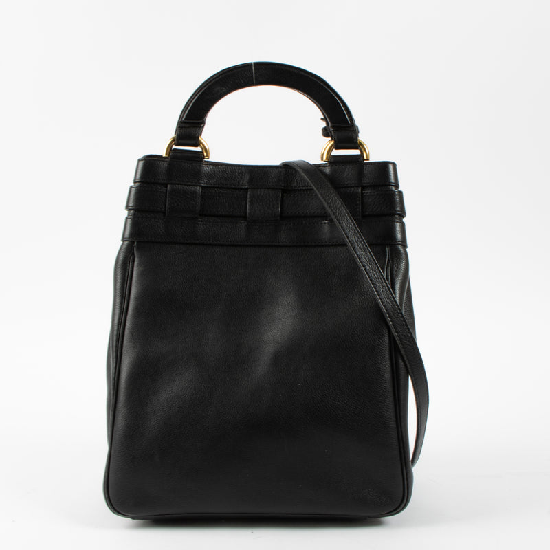 Shop this authentic Delvaux Black Canter Roseau Bag pre-loved on Labellov.com
