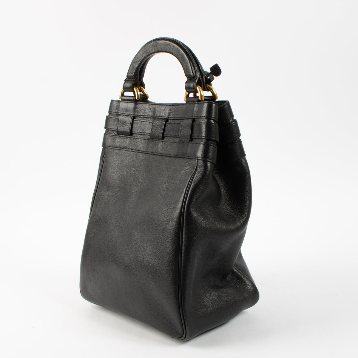 Shop this authentic Delvaux Black Canter Roseau Bag pre-loved on Labellov.com