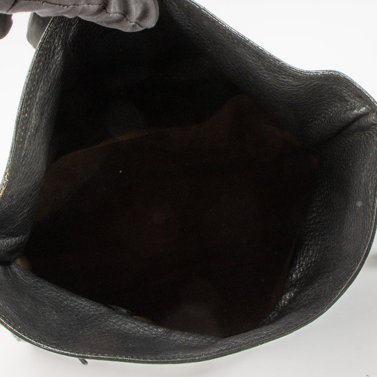 Delvaux Vintage Black Leather Givry Bag