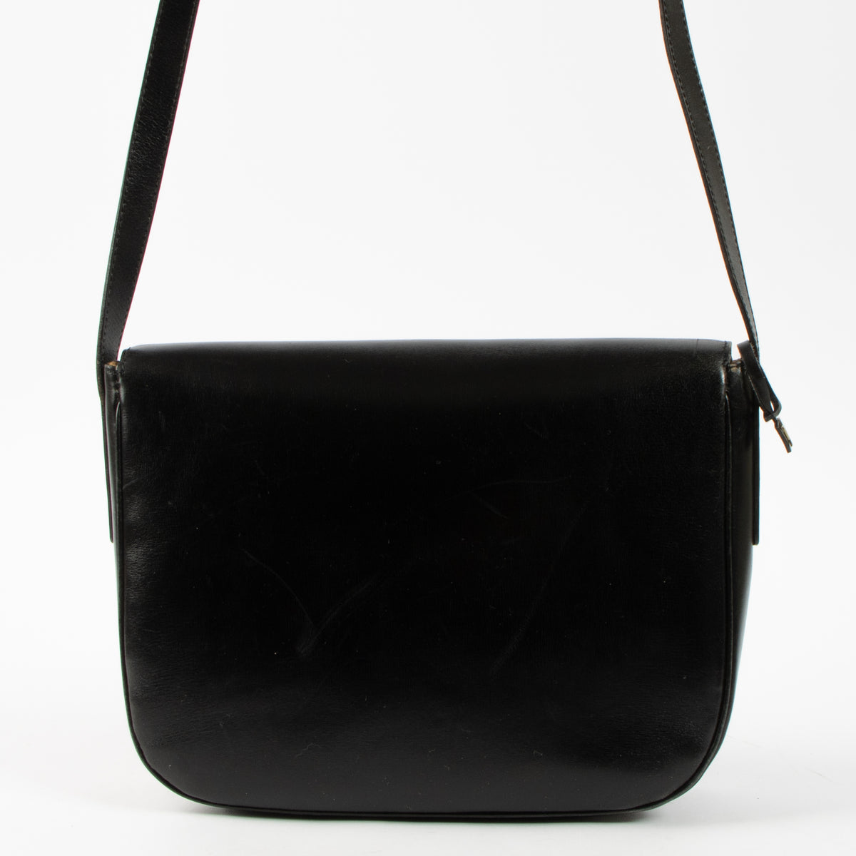 Delvaux Black Box Calf Crossbody Bag