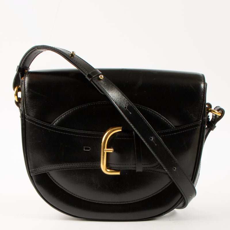 Delvaux Black Box Calf Deputé Shoulder Bag