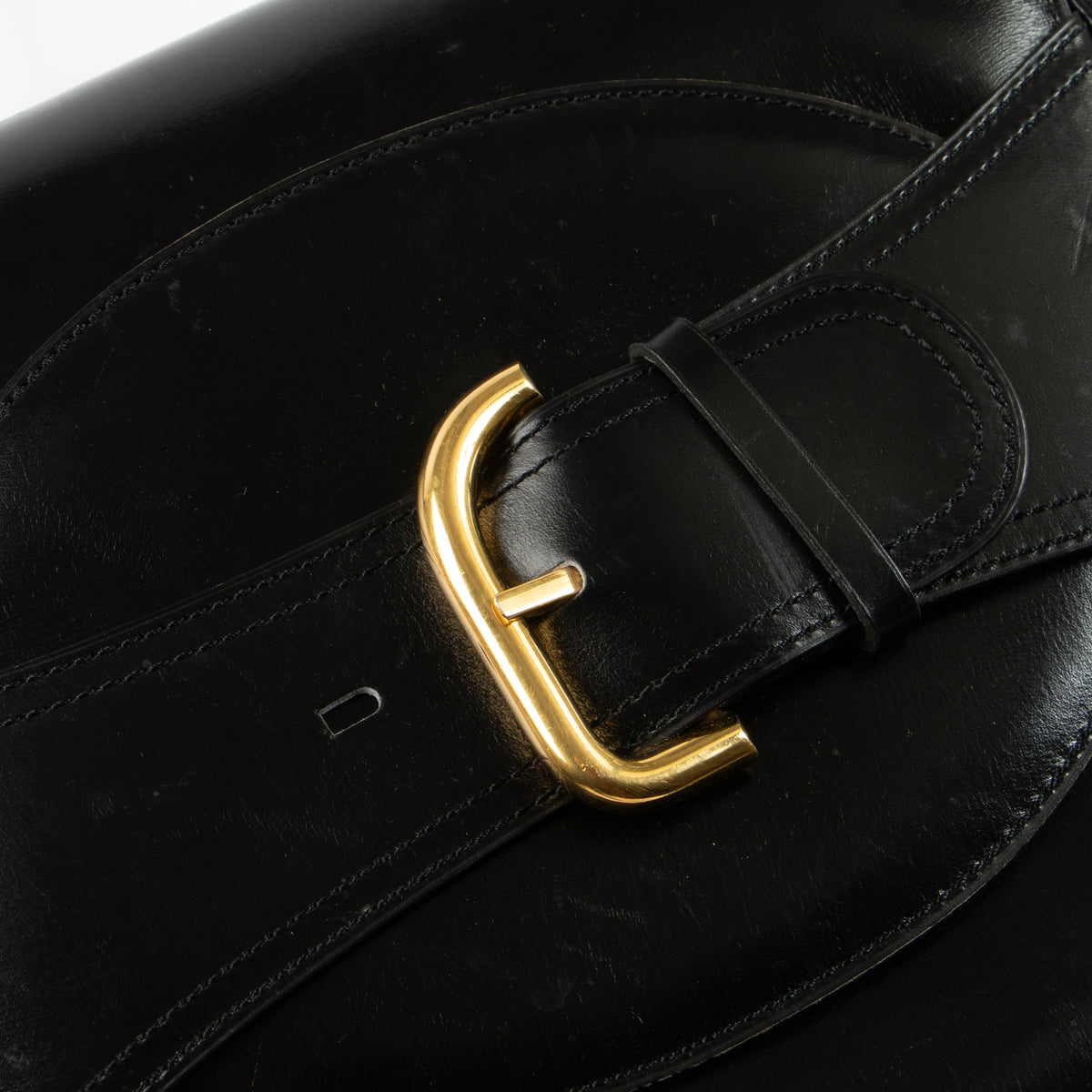 Delvaux Black Box Calf Deputé Shoulder Bag