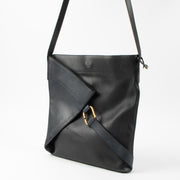 Shop this authentic Delvaux Vintage Blue Belted Bag Pre-Loved on Labellov.com