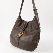 Shop this authentic Delvaux Brown Leather Yucca Bag Pre-loved on Labellov.com