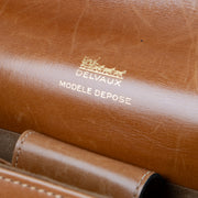 Shop this authentic Delvaux Cognac Box Calf Tempête MM Bag Pre-Loved on Labellov.com