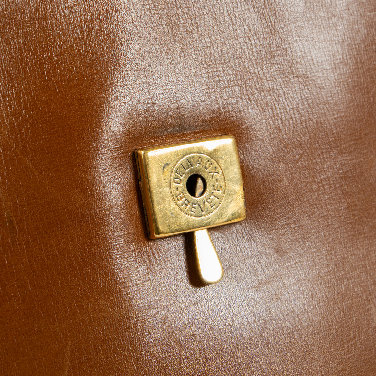 Shop this authentic Delvaux Cognac Box Calf Tempête MM Bag Pre-Loved on Labellov.com
