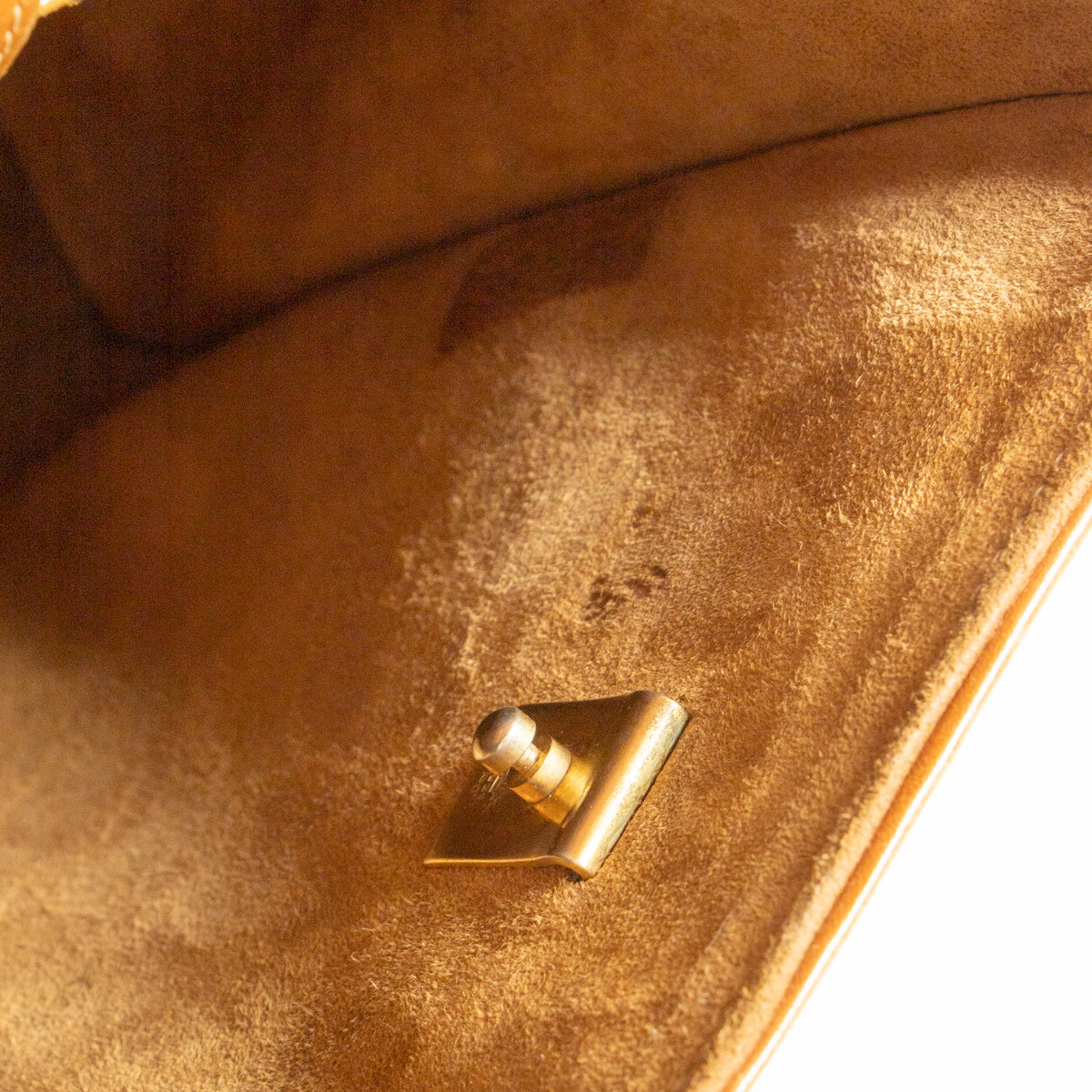 Shop this authentic Delvaux Cognac Box Calf Tempête MM Bag Pre-Loved on Labellov.com