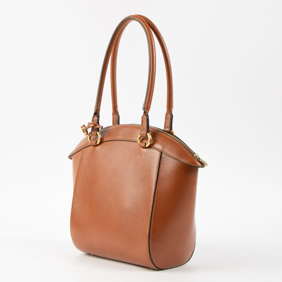 Shop this authentic Delvaux Cognac Jumping Charme Bag pre-loved on Labellov.com