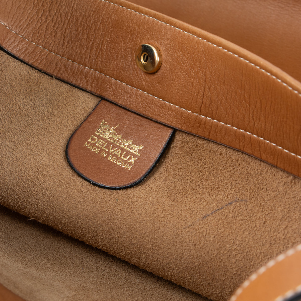Shop this authentic Delvaux Cognac Pin Shoulder bag Pre-Loved on Labellov.com