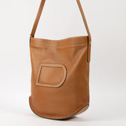 Shop this authentic Delvaux Cognac Pin Shoulder bag Pre-Loved on Labellov.com