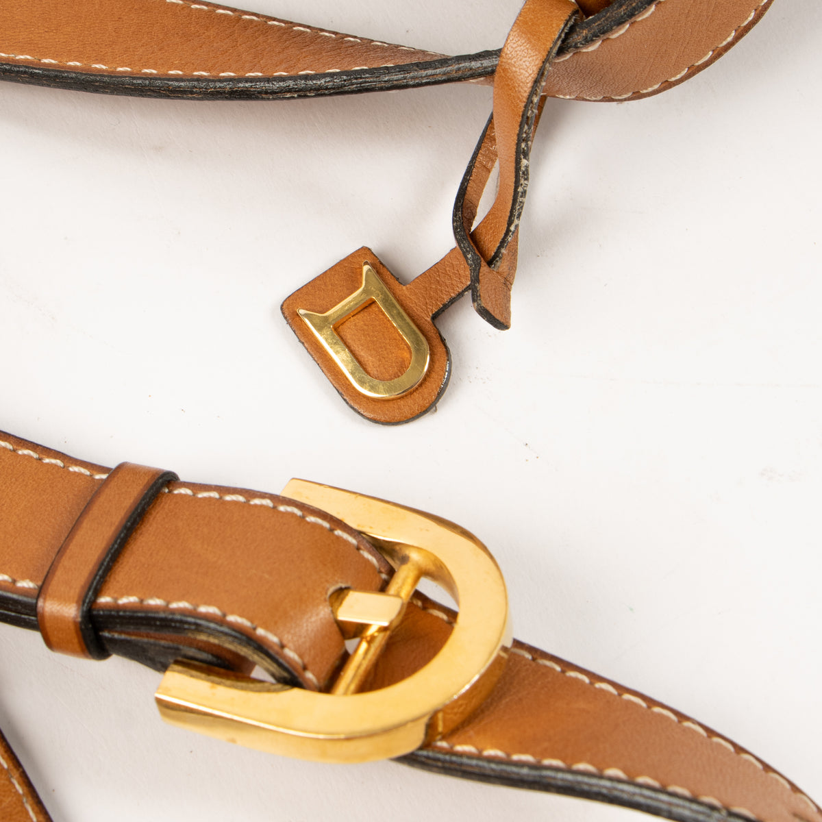 Shop this authentic Delvaux Cognac Pin Shoulder bag Pre-Loved on Labellov.com