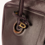 Shop this authentic Delvaux Aubergine Sisal Shoulder bag Pre-loved on Labellov.com