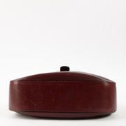 Shop this authenic Delvaux Vintage Burgundy Hobo Bag Pre-Loved on Labellov.com