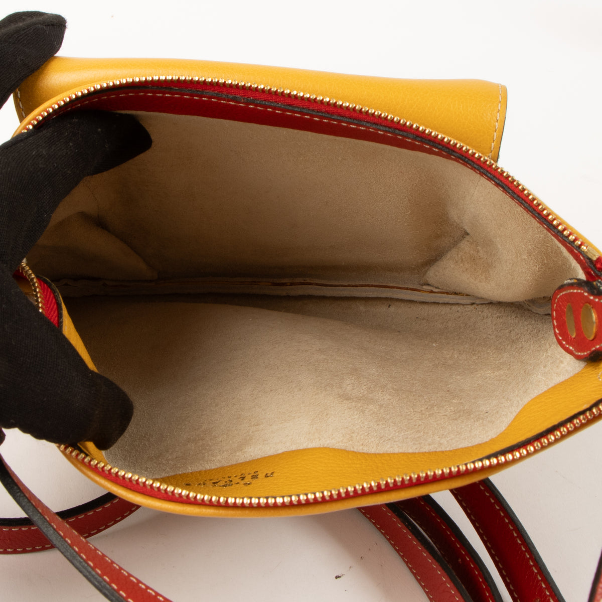 Shop this authentic Delvaux Tournesol/Ivoire Flou Mini Bag pre-loved on Labellov.com