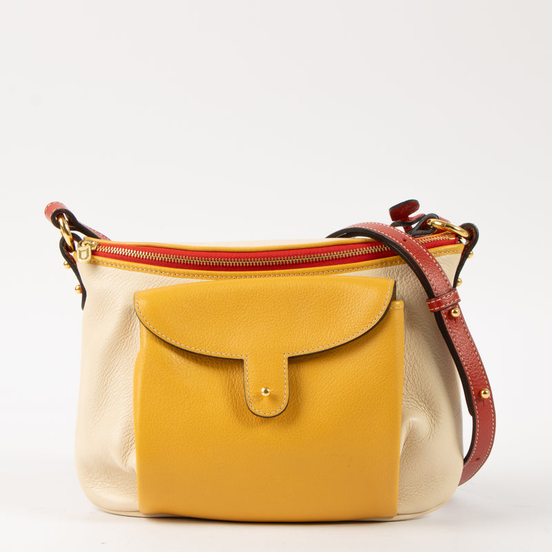 Shop this authentic Delvaux Tournesol/Ivoire Flou Mini Bag pre-loved on Labellov.com