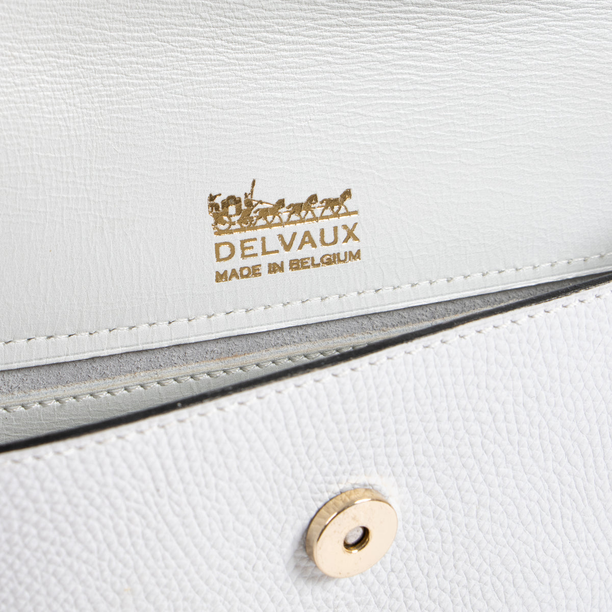 Shop this authentic Delvaux Vintage White Leather Crossbody Bag Pre-Loved on Labellov.com
