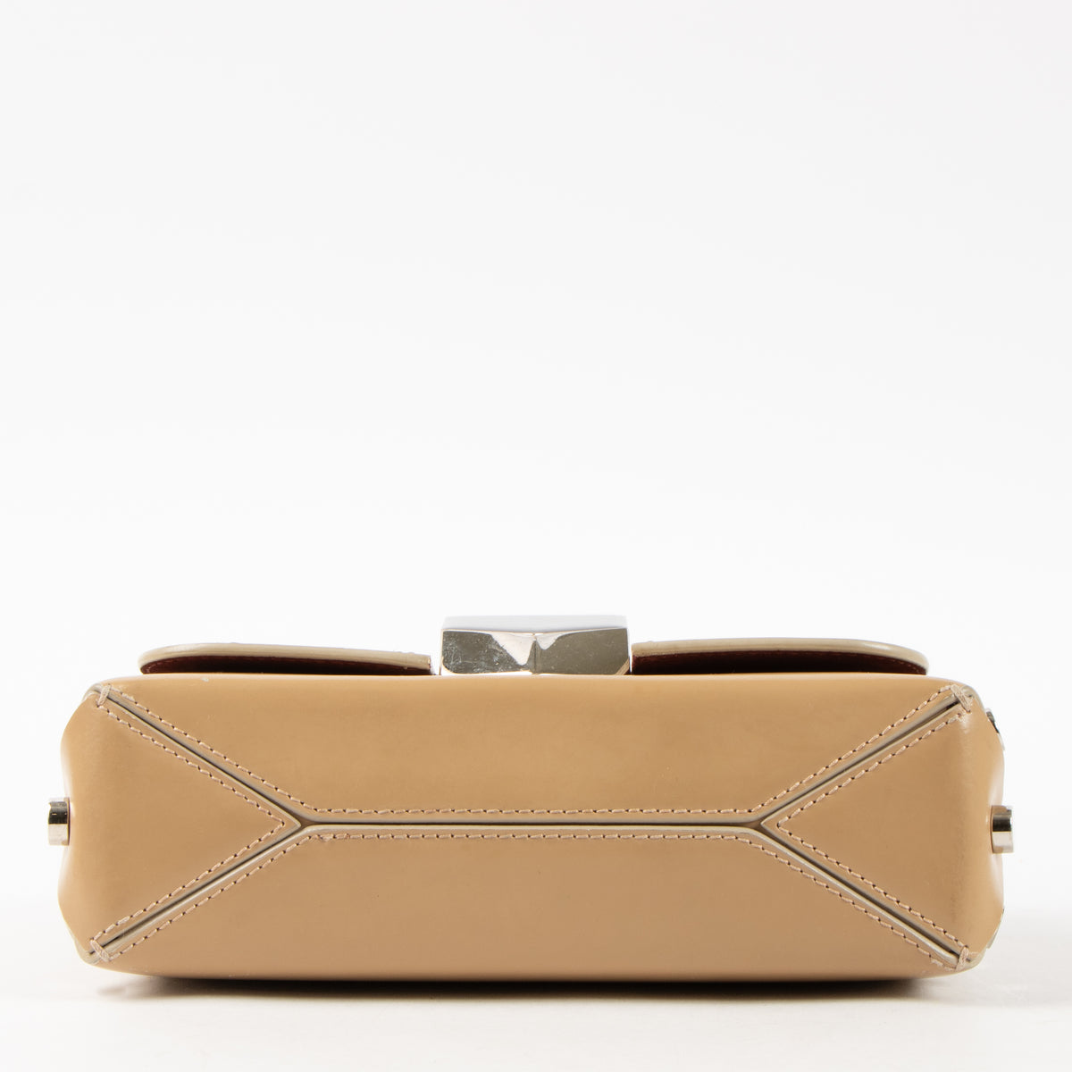 Shop this authentic Jimmy Choo Chrome Spazzolato Lockett Petite Bag Pre-Loved on Labellov.com