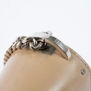 Shop this authentic Jimmy Choo Chrome Spazzolato Lockett Petite Bag Pre-Loved on Labellov.com