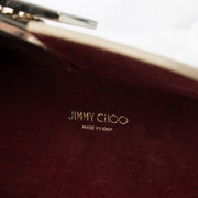 Shop this authentic Jimmy Choo Chrome Spazzolato Lockett Petite Bag Pre-Loved on Labellov.com