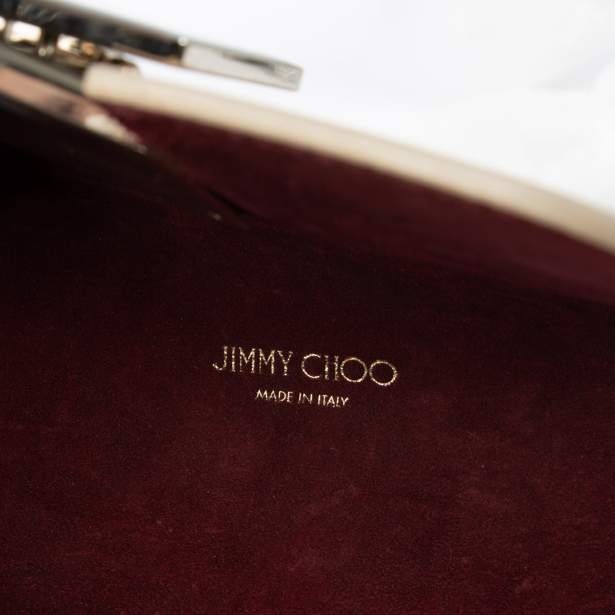 Shop this authentic Jimmy Choo Chrome Spazzolato Lockett Petite Bag Pre-Loved on Labellov.com