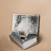 Shop this authentic Jimmy Choo Chrome Spazzolato Lockett Petite Bag Pre-Loved on Labellov.com