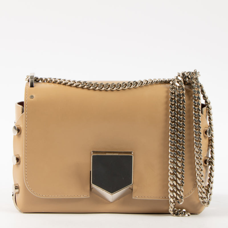 Shop this authentic Jimmy Choo Chrome Spazzolato Lockett Petite Bag Pre-Loved on Labellov.com