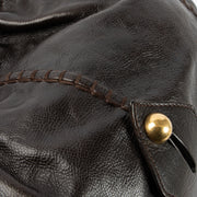Shop this authentic Saint Laurent Dark Brown Mombasa Vincennes Small Bag pre-loved on labellov.com