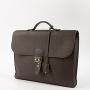 Shop this authentic luxury Hermès Sac A Depeches Light I-37 Ebene Togo PHW Pre-loved on Labellov.com