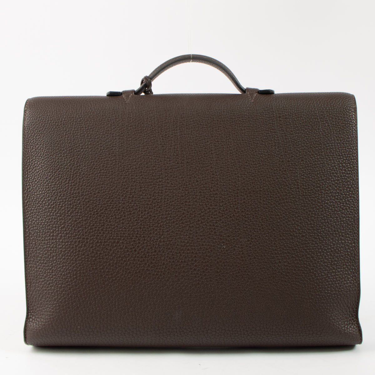 Shop this authentic luxury Hermès Sac A Depeches Light I-37 Ebene Togo PHW Pre-loved on Labellov.com