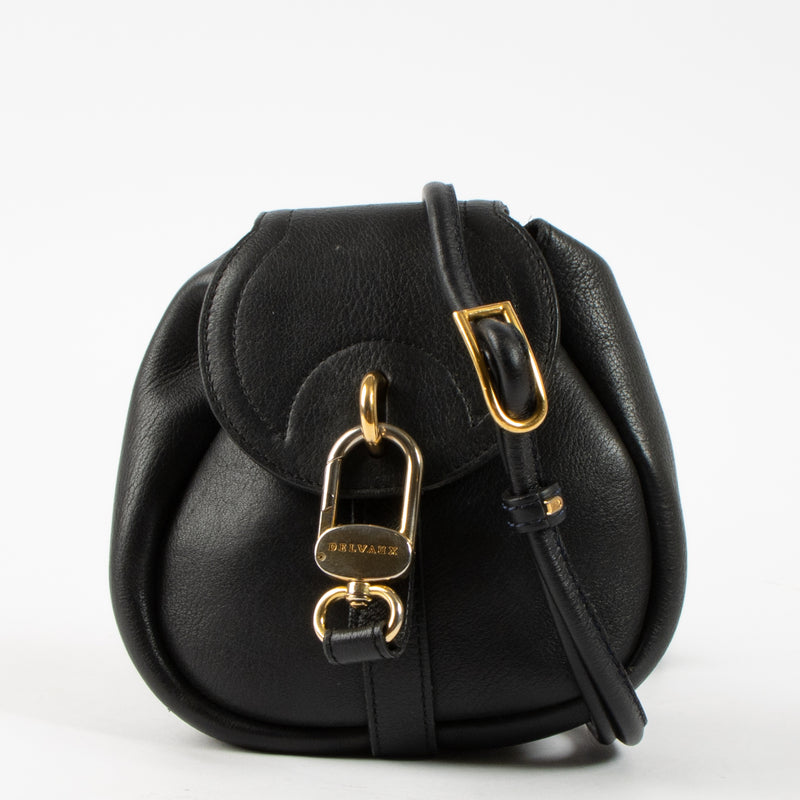 Delvaux Black Cerceau Mini Bag