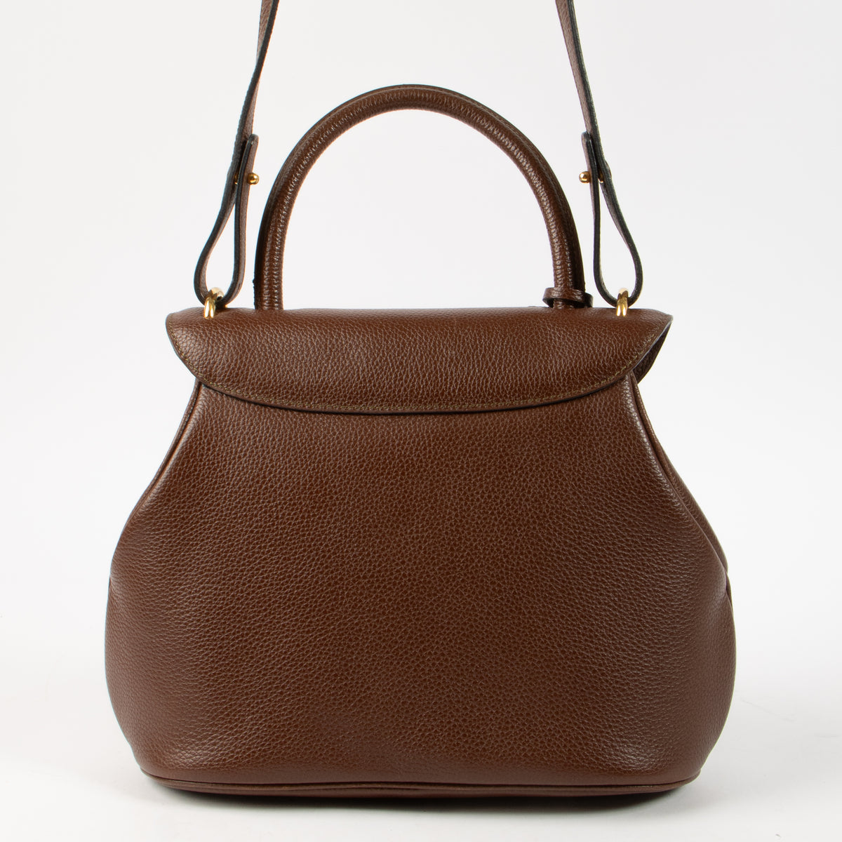 Delvaux Brown Baltimore PM Bag