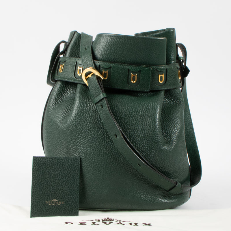 Delvaux Green Calicot Bag