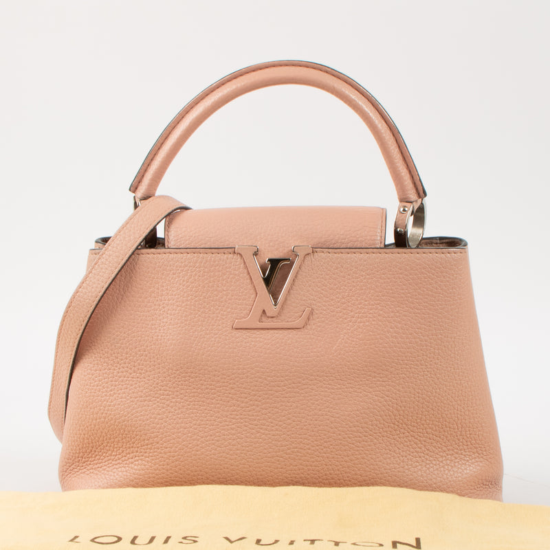 Shop this authentic Louis Vuitton Magnolia Taurillon Capucines MM Bag pre-loved on Labellov.com