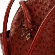 Shop the authentic Delvaux Rosso Ostrich Mousson Bag on Labellov.com.