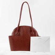 Shop the authentic Delvaux Rosso Ostrich Mousson Bag on Labellov.com.