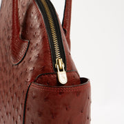 Shop the authentic Delvaux Rosso Ostrich Mousson Bag on Labellov.com.
