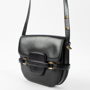 Shop this authentic Delvaux Vintage Blue Box Calf Flap Bag pre-loved on Labellov.com